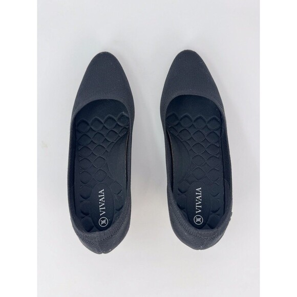 VIVAIA Tamia Wedge Pro Womens Sandals Blue Almond Toe Slip On Comfort 39 US 8.5 - Picture 8 of 9